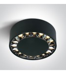 One Light TUBOS 160 sufitowa 24W 3000K czarny  12124X/B/W