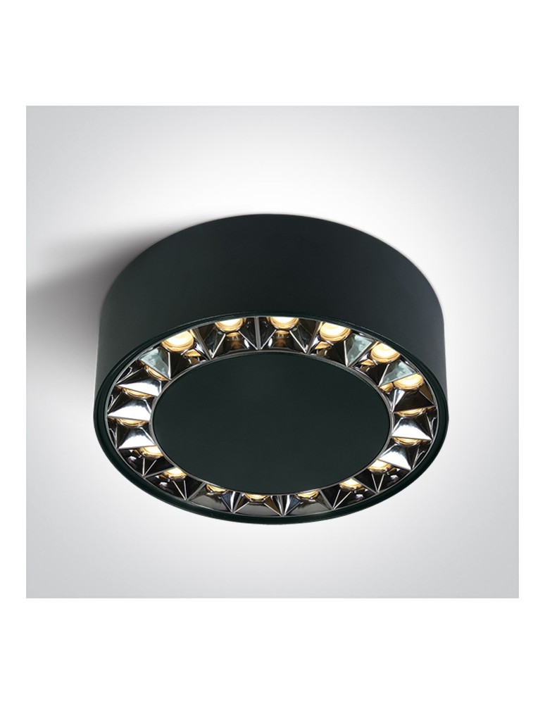 Small ceiling lamps - One Light TUBOS 160 ceiling 24W 3000K black 12124X/B/W. - product kolory-swiatla.pl 1