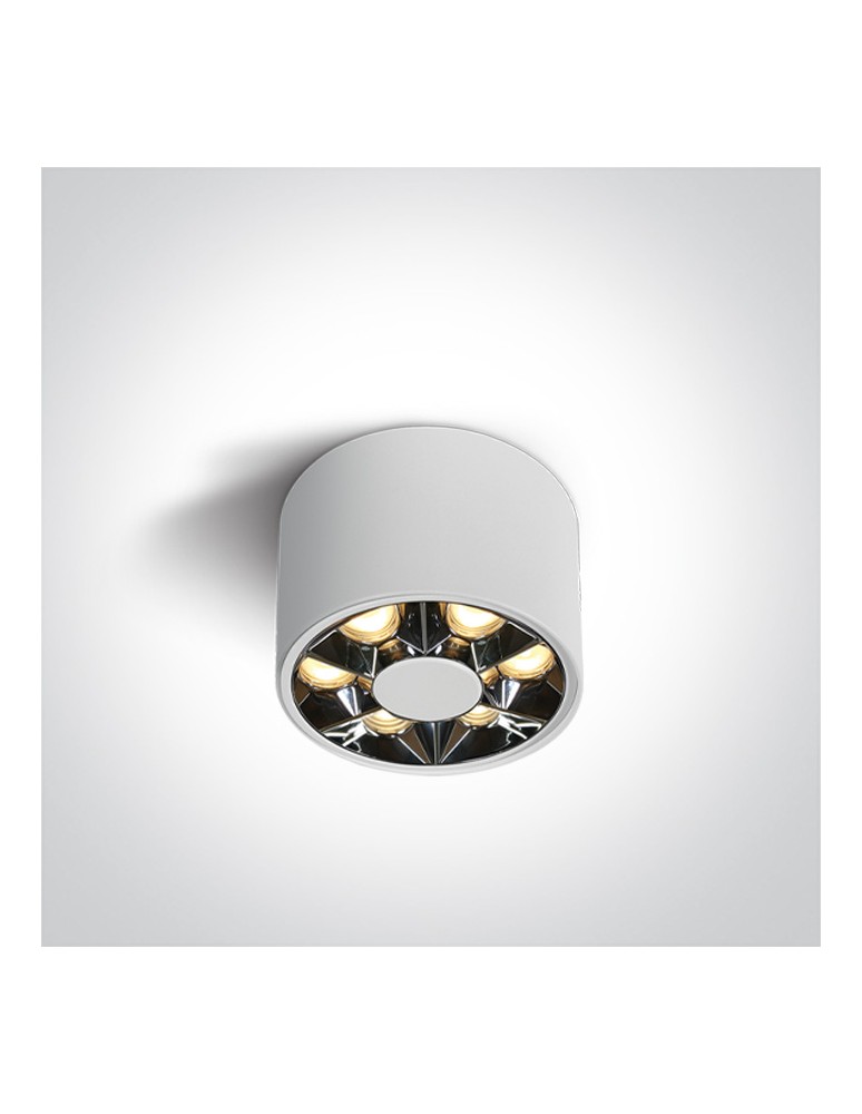 One Light TUBOS 77 sufitowa 6W 3000K biały  12106X/W/W