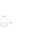 Small ceiling lamps - One Light TUBOS 77 ceiling 6W 3000K white 12106X/W/W. - product 2