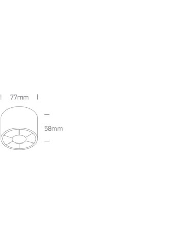 One Light TUBOS 77 sufitowa 6W 3000K biały  12106X/W/W - produkt 2