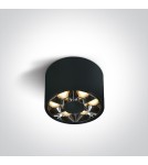 Small ceiling lamps - One Light TUBOS 77 ceiling 6W 3000K black 12106X/B/W. - product 1