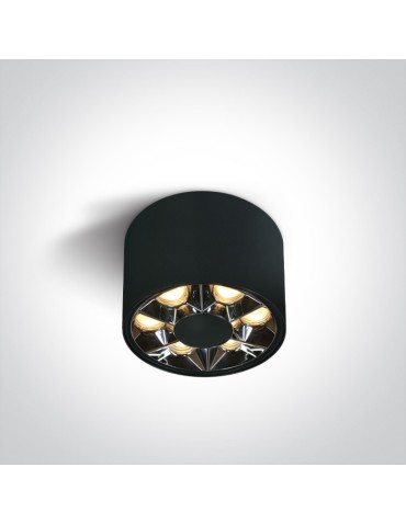One Light TUBOS 77 ceiling 6W 3000K black 12106X/B/W.