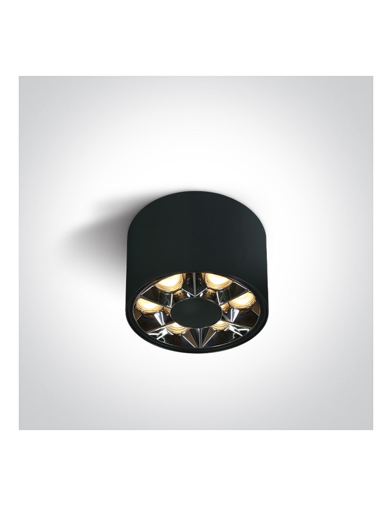Small ceiling lamps - One Light TUBOS 77 ceiling 6W 3000K black 12106X/B/W. - product kolory-swiatla.pl 1