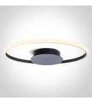 Ring ceiling lamps - One Light MER 2 ceiling 20W 3000K Triac black 63154B/B/W - product 1