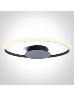 One Light MER 2 sufitowa 20W 3000K Triac czarny 63154B/B/W