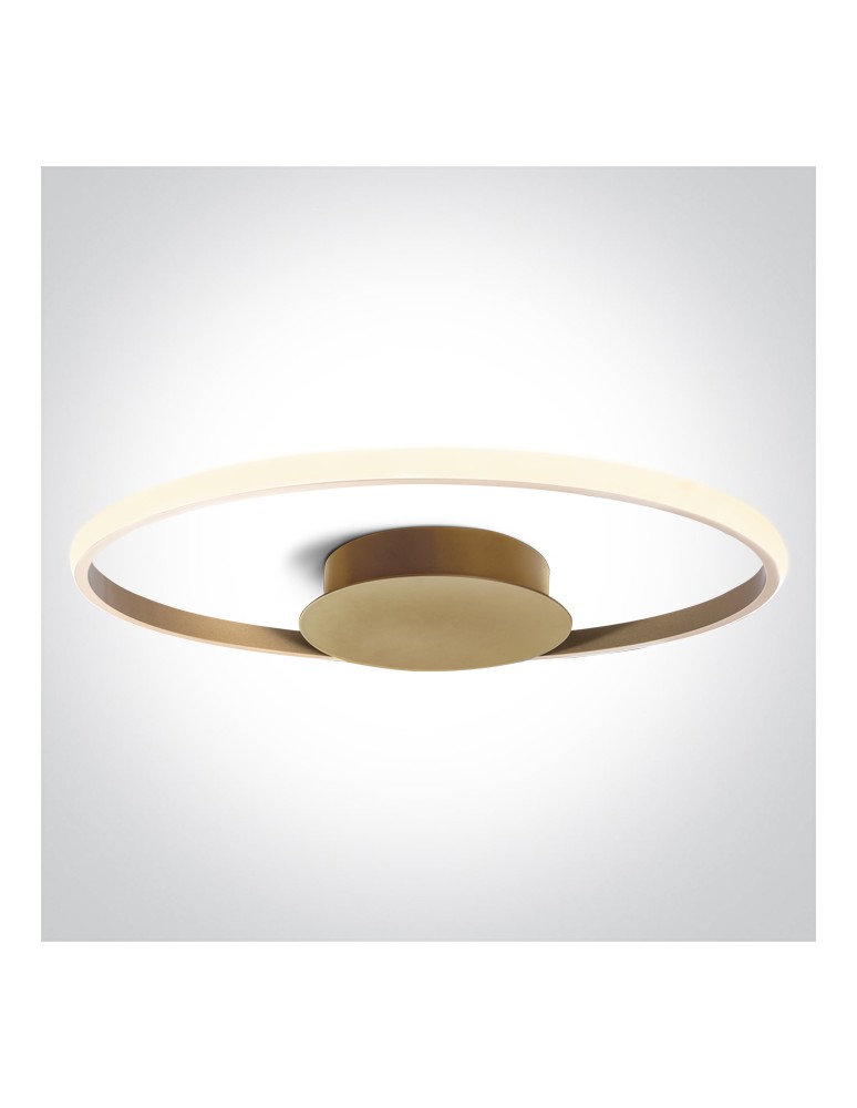 Ring ceiling lamps - One Light MER 2 ceiling 20W 3000K Triac champagne 63154B/CH/W - product kolory-swiatla.pl 1