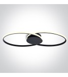Ring ceiling lamps - One Light MER 3 ceiling 40W 3000K Triac black 63154C/B/W - product 1