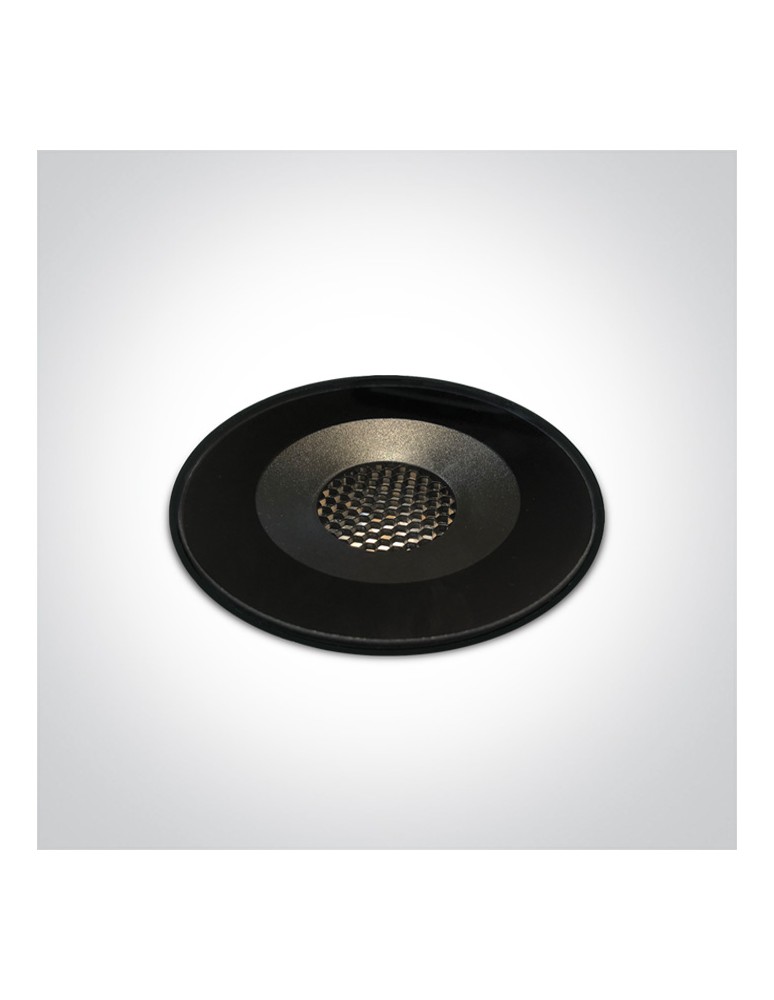 One Light BALEZI wpust dogruntowy 6W 3000K czarny IP67 69060/B/W