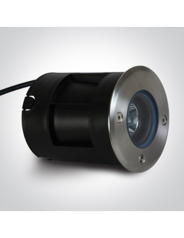 One Light DARIO 3W 3000K steel IP67 69072/W recessed ground drain. - product 2