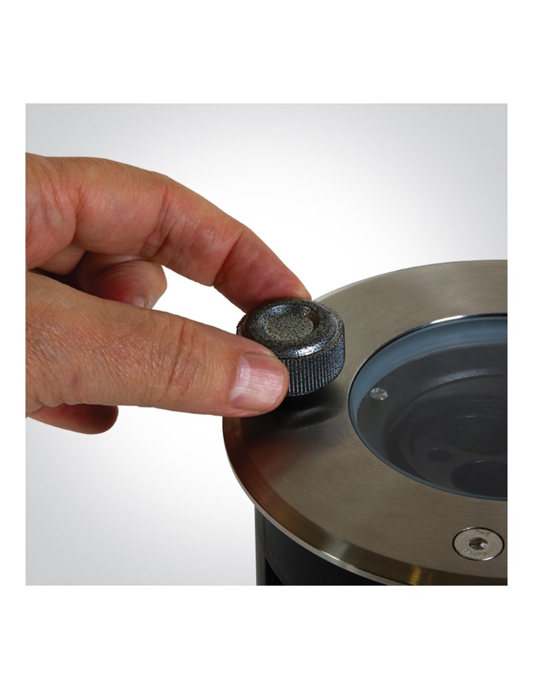 LED overhead lights - One Light DARIO 3W 3000K steel IP67 69072/W recessed ground drain. - product kolory-swiatla.pl 3