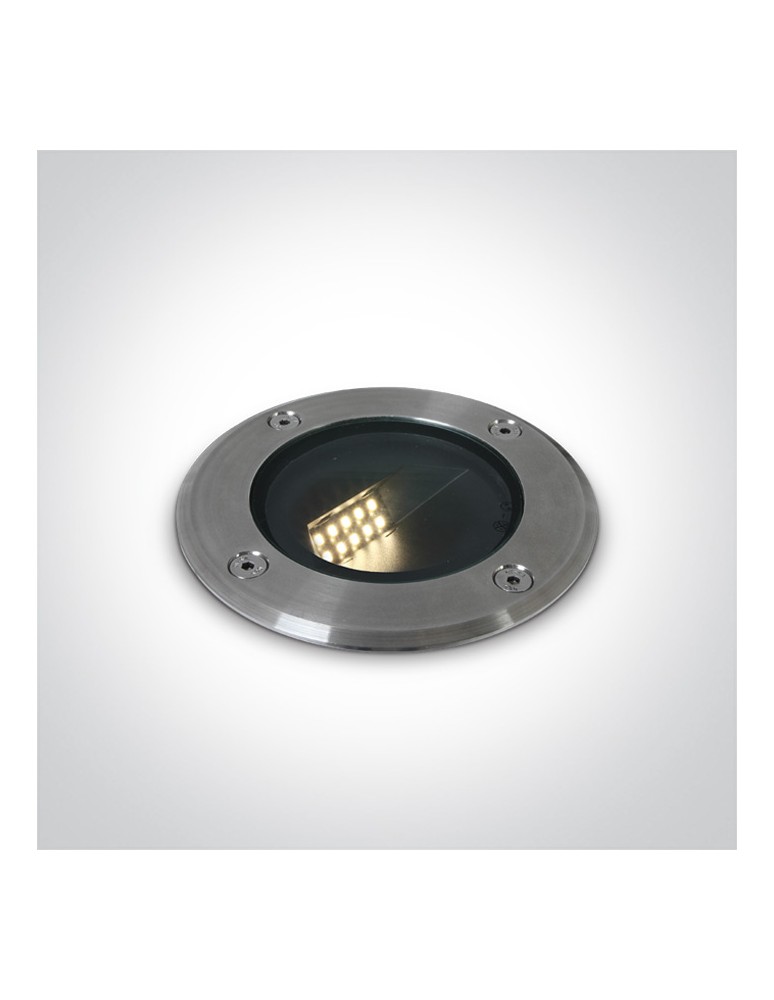 One Light GAFELI wpust dogruntowy 8W 3000K stalowy IP67 69062/W