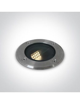 One Light GAFELI wpust dogruntowy 8W 3000K stalowy IP67 69062/W