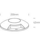 LED overhead lights - One Light MAURI 2 ground recessed 2x6W 3000K grey IP67 69058B/G/W - product 3