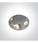 LED overhead lights - One Light MAURI 4 4x3W 3000K grey IP67 69058C/G/W recessed ground recess. - product 1