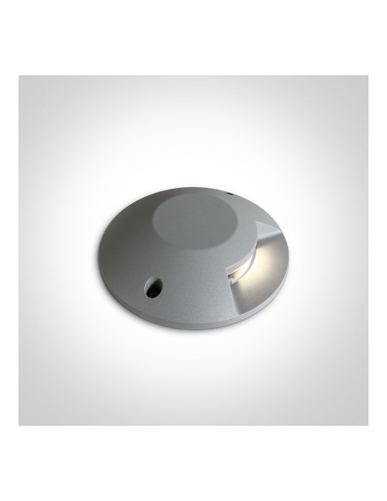 LED overhead lights - One Light MAURI ground recessed 6W 3000K grey IP67 69058A/G/W. - product kolory-swiatla.pl 1