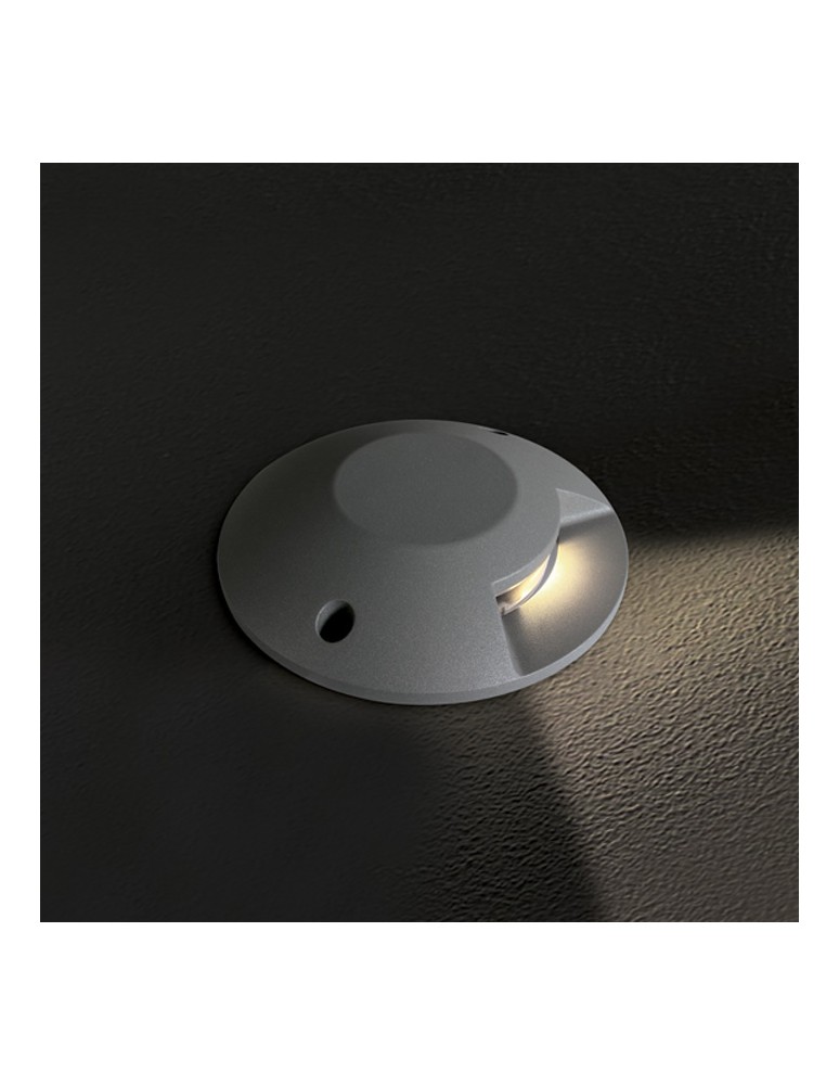 One Light MAURI wpust dogruntowy 6W 3000K szary IP67 69058A/G/W