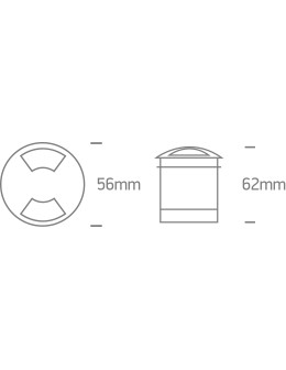 One Light OLIN B wpust dogruntowy 3W 3000K aluminium IP67 69015B/AL/W - produkt 2