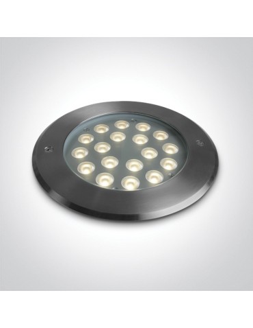 One Light WEGA wpust dogruntowy 18W 3000K stalowy IP67 69076D/W