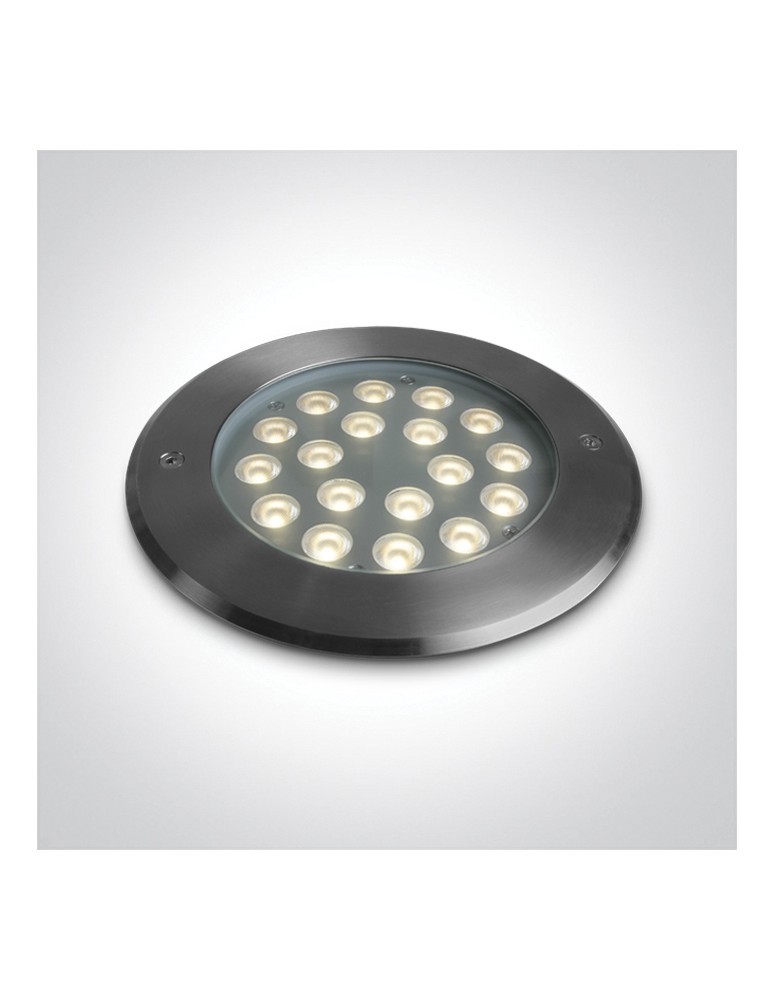 One Light WEGA wpust dogruntowy 18W 3000K stalowy IP67 69076D/W