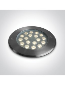 One Light WEGA wpust dogruntowy 18W 3000K stalowy IP67 69076D/W