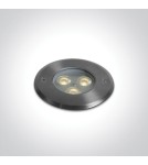 LED overhead lights - One Light WEGA 3W 3000K steel ground drain IP67 69076A/W - product 1