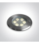 LED overhead lights - One Light WEGA ground recessed 6W 3000K steel IP67 69076B/W. - product 1