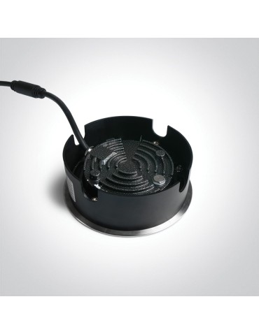 One Light WEGA ground recessed 6W 3000K steel IP67 69076B/W. - product 2
