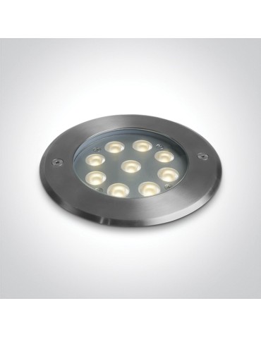 One Light WEGA wpust dogruntowy 9W 3000K stalowy IP67 69076C/W