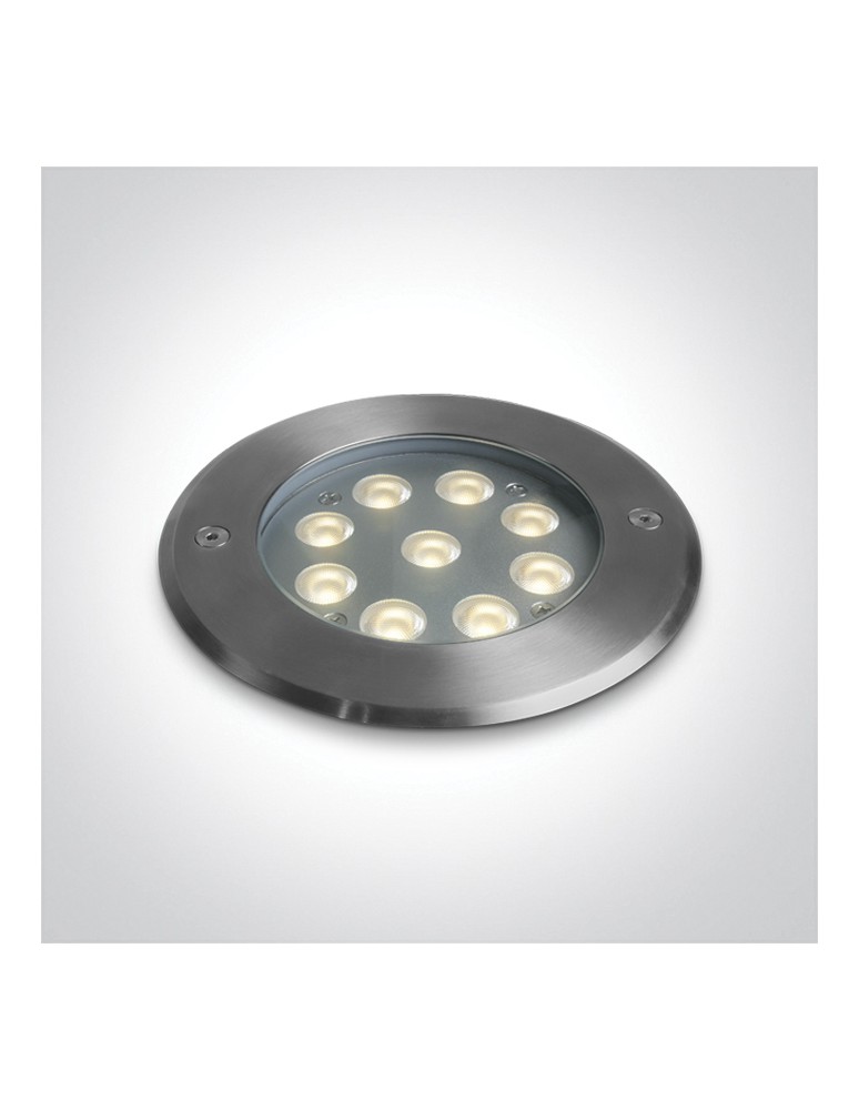 One Light WEGA wpust dogruntowy 9W 3000K stalowy IP67 69076C/W