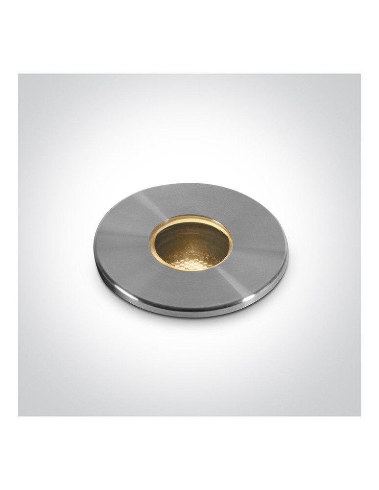 One Light WIGA wpust dogruntowy 2W 3000K stalowy IP67 69068A/W