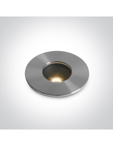 One Light WIGA wpust dogruntowy 4,5W 3000K stalowy IP67 69068B/W