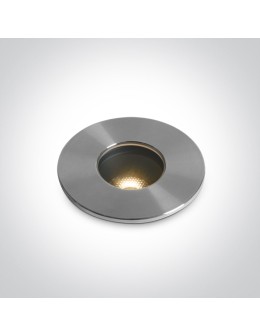 One Light WIGA wpust dogruntowy 4,5W 3000K stalowy IP67 69068B/W