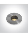 One Light WIGA ground recessed 6.5W 3000K steel IP67 69068C/W.