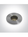 One Light WIGA ground recessed 6.5W 3000K steel IP67 69068CH/W.