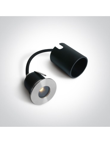 One Light WIGA wpust dogruntowy 6,5W 3000K stalowy IP67 69068CH/W - produkt 2