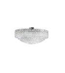 Ceiling lamps with crystals - Azzardo BURANO 100 TOP CH Glossy Chrome Ceiling Light AZ6909 - product 1
