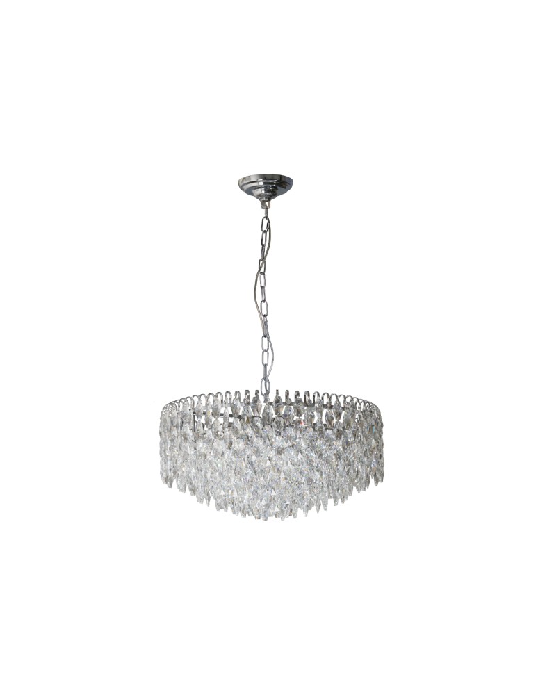 Glamour pendant lamps - Azzardo BURANO 60 PENDANT CH Glossy Chrome Pendant AZ6908 - product kolory-swiatla.pl 1