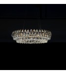 Glamour pendant lamps - Azzardo BARLETTA 60+100 PENDANT 3-STEP DIMM GO Gold Gloss Pendant AZ6904 - product 2