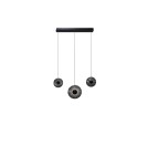 Pendant lamps on a strip - Azzardo ANDORA PENDANT 3 3-STEP DIMM SMOKY Smoky Gloss Pendant AZ6885 - product 1