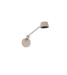 Kinkiety na wysięgniku - Azzardo MOLLY M WALL BEIGE Beżowy Mat Kinkiet/Ścienna AZ6808 - produkt 1