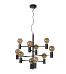 Chandelier chandeliers - Lucide LEANNE Pendant 1xE27 black 21421/10/30 - product 3