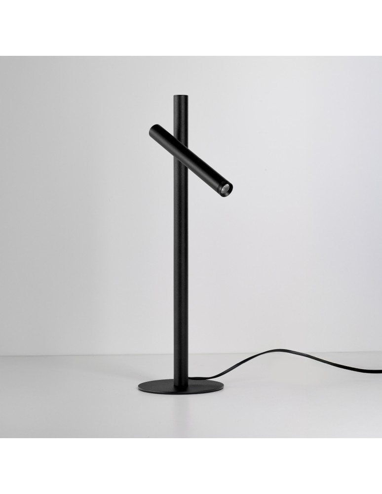 Desk lamps - Azzardo TROST TABLE BK Black Mat Table AZ6801 - product kolory-swiatla.pl 1
