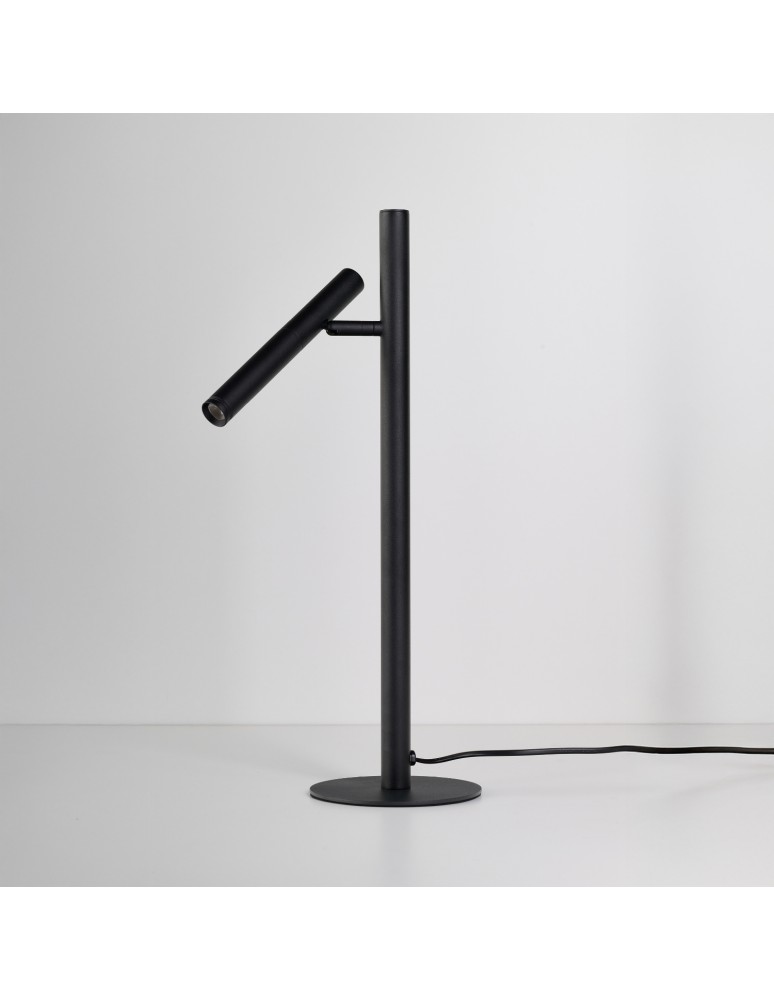 Lampki biurkowe - Azzardo TROST TABLE BK Czarny Mat Stołowa AZ6801 - produkt kolory-swiatla.pl 5