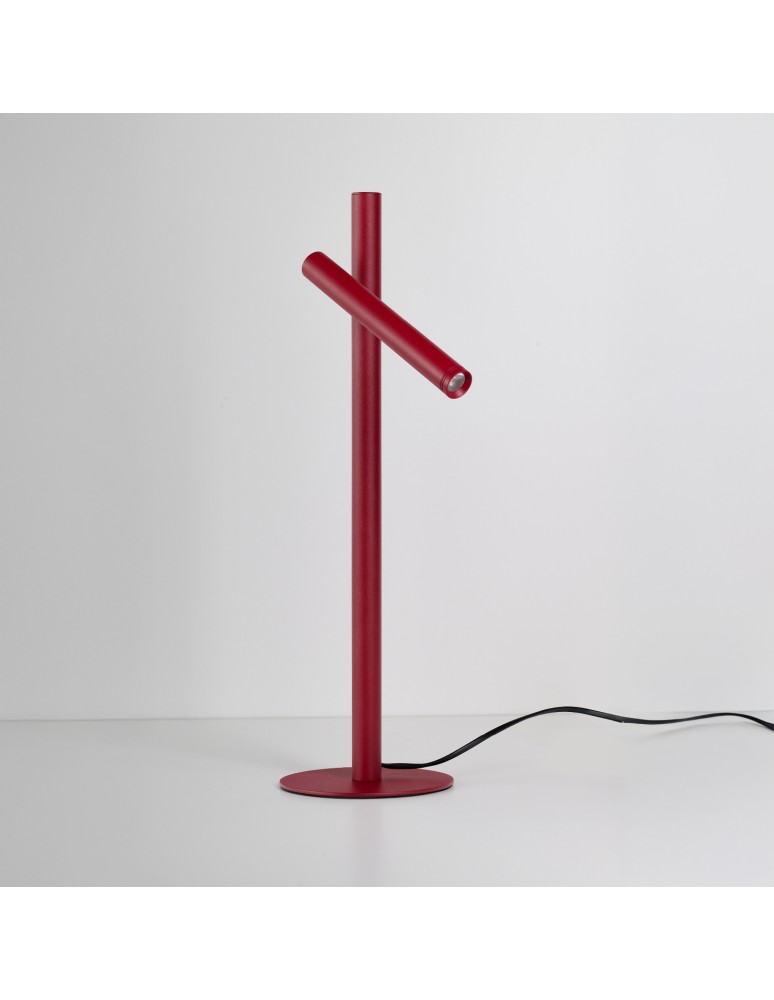 Desk lamps - Azzardo TROST TABLE RED Red Mat Table AZ6800 - product kolory-swiatla.pl 6