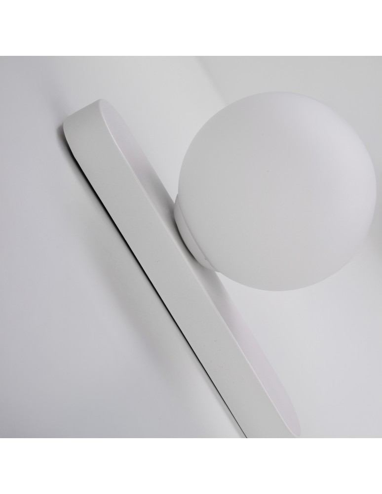 Kinkiety kule - Azzardo ELMO WALL WH Biały Mat Kinkiet/Ścienna AZ6799 - produkt kolory-swiatla.pl 2