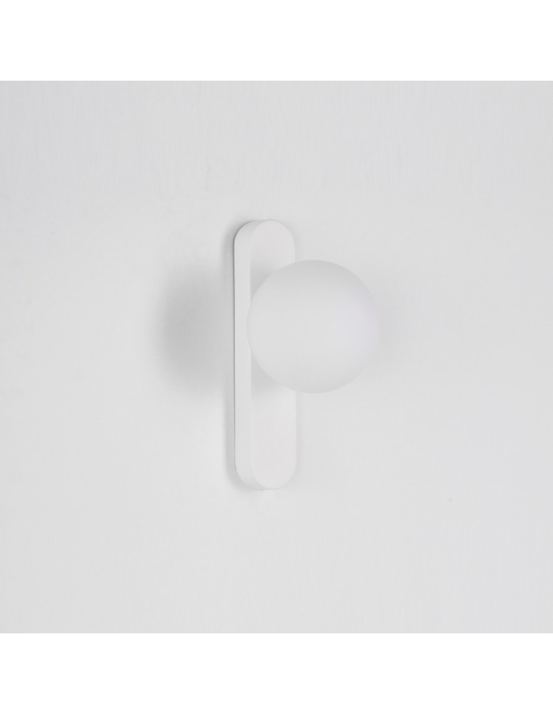 Wall lamps spheres - Azzardo ELMO WALL WH White Mat Wall lamp/wall lamp AZ6799 - product kolory-swiatla.pl 1