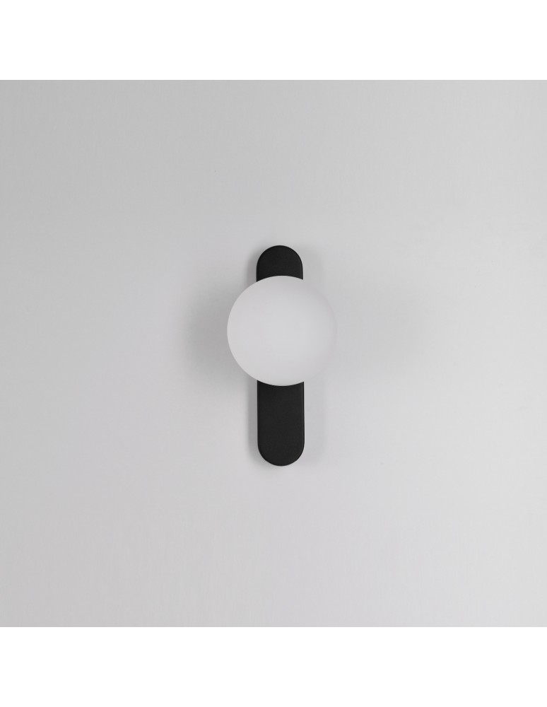 Wall lamps spheres - Azzardo ELMO WALL BK Black Mat Wall lamp/wall lamp AZ6798 - product kolory-swiatla.pl 2