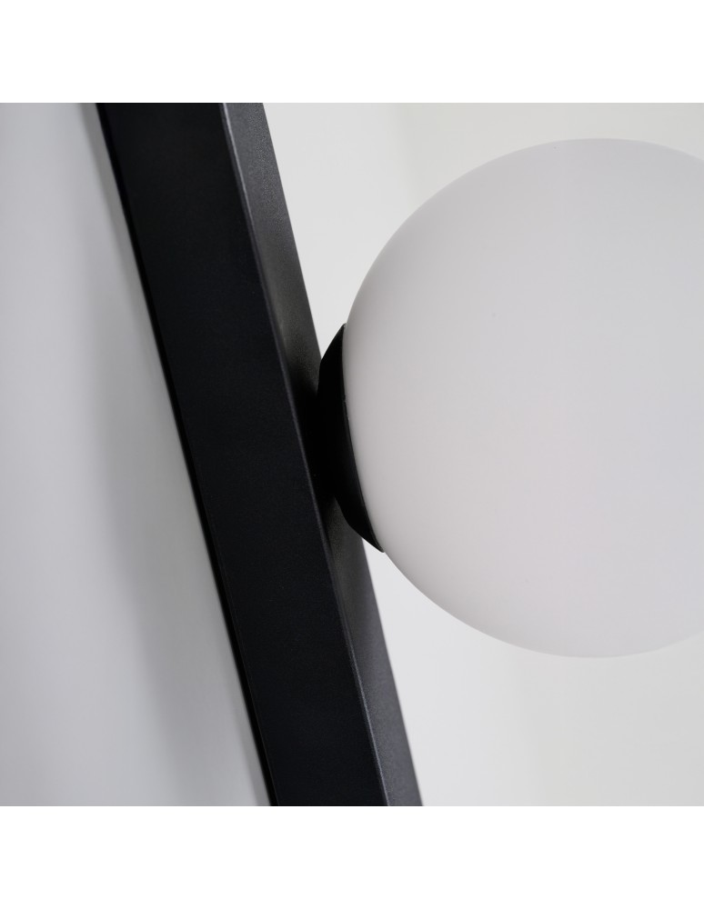 Wall lamps spheres - Azzardo ELMO WALL BK Black Mat Wall lamp/wall lamp AZ6798 - product kolory-swiatla.pl 3