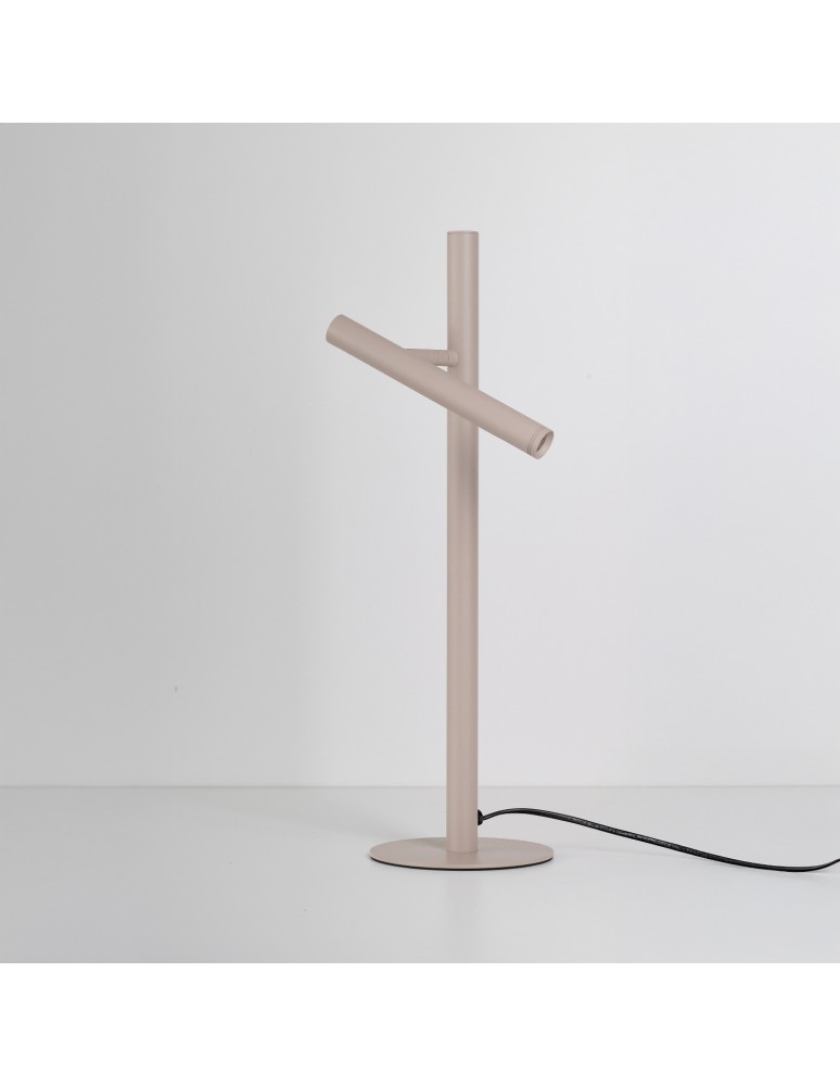 Lampki biurkowe - Azzardo TROST TABLE BEIGE Beżowy Mat Stołowa AZ6802 - produkt kolory-swiatla.pl 5